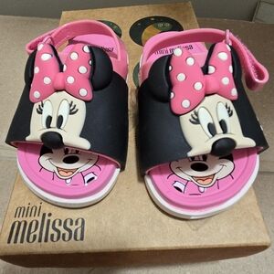 NWT Mini Melissa Minnie Mouse Sandals Size 5